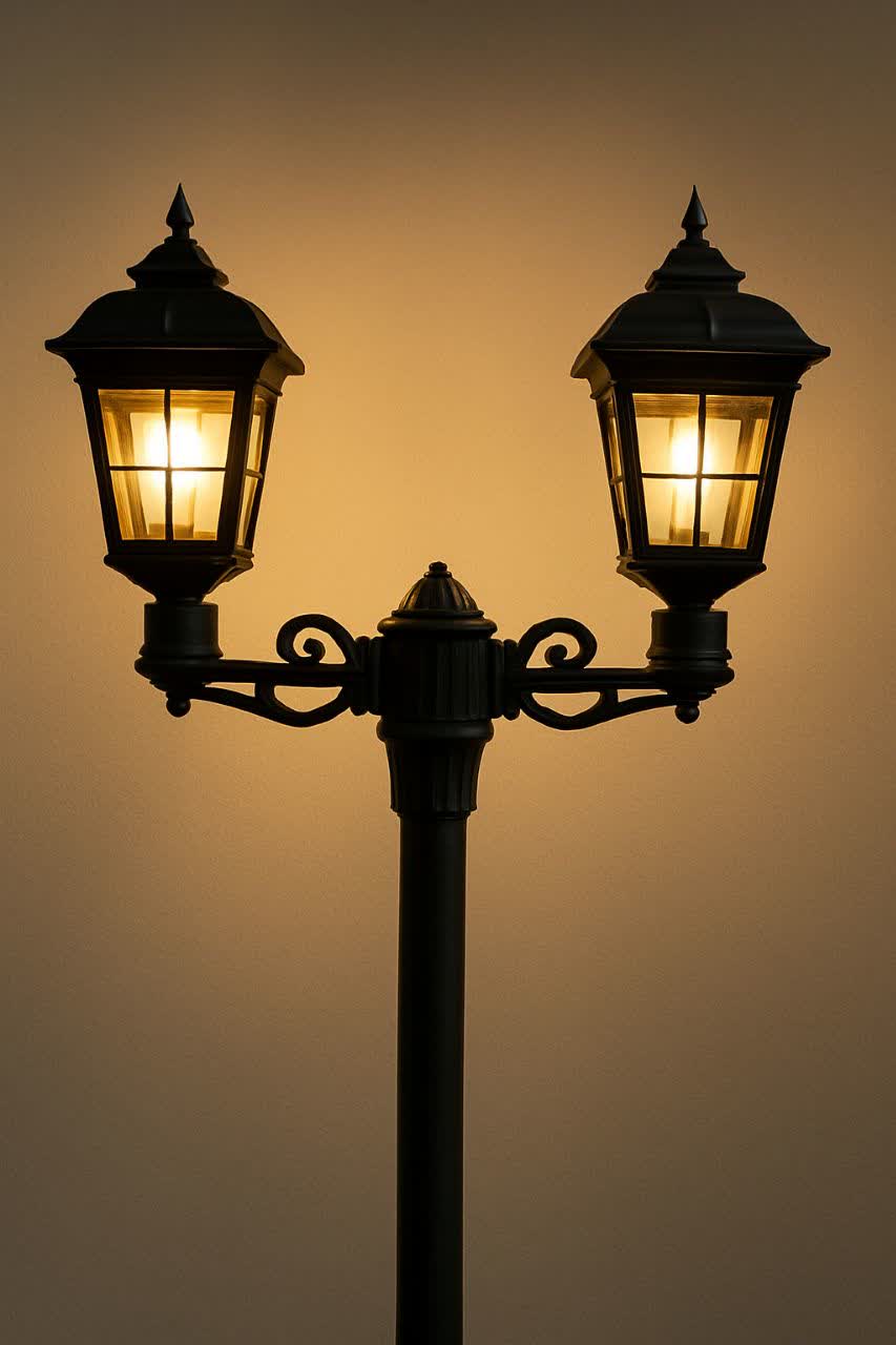 چراغ حیاطی مدل کلبه